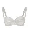 Dolce & Gabbana Foiled Jersey Balconette Bra