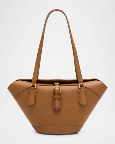 Dolce & Gabbana Foldover Leather Tote Bag