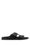 Dolce & Gabbana Black Slip On Sandals In Black