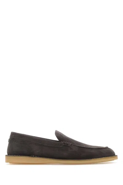 Dolce & Gabbana Leather Loafer In Multi