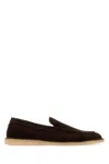 Dolce & Gabbana Suede Loafers In Brown