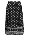 Dolce & Gabbana Pleated High-waisted Midi Skirt With Geometric Pattern