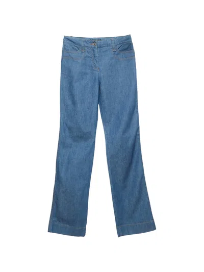 Pre-owned Dolce & Gabbana Four-pockets Straight-leg Jeans In Blue