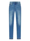 Dolce & Gabbana Logo Embroidery Jeans In Blue