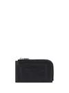 Dolce & Gabbana Zipped Card Holder In Nero