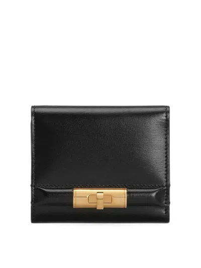 Dolce & Gabbana French Flap Wallet Nero In Black