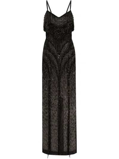DOLCE & GABBANA FRINGED GOWN