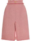 Dolce & Gabbana Rock Mit Schlitz In Rosa