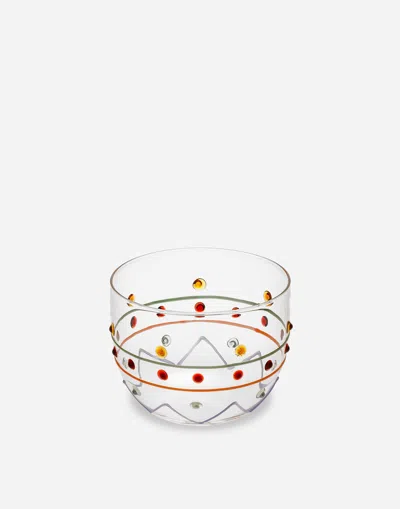 Dolce & Gabbana Fruit Salad Bowl In Multicolor