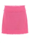 Dolce & Gabbana Women Fuchsia Tweed Mini Skirt
