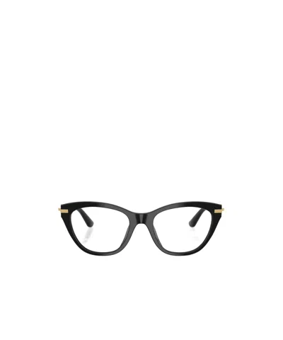 Dolce & Gabbana Full Frame Plain Mirror In Black