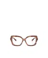 Dolce & Gabbana Full Frame Plain Mirror In Brown