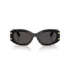 Dolce & Gabbana Womens Black Dg4502 Oval-frame Acetate Sunglasses