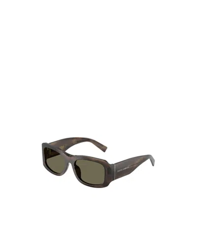 Dolce & Gabbana Full Frame Sunglasses In Green