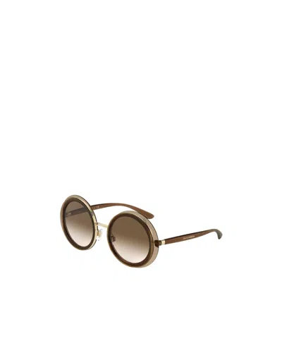 Dolce & Gabbana Full Frame Sunglasses In Brown