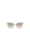 Dolce & Gabbana Full Frame Sunglasses In Crema