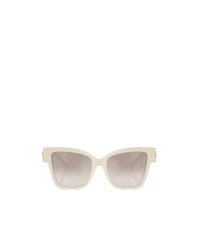 Dolce & Gabbana Full Frame Sunglasses In Crema
