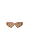 Dolce & Gabbana Full Frame Sunglasses In Full Camel