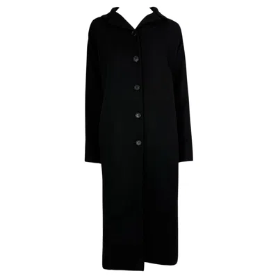 Pre-owned Dolce & Gabbana F/w 1998  Runway Oversized Black Wool Over Coat It38