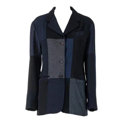 Pre-owned Dolce & Gabbana Fw 92 Iconic Patchwork Blazer In Black