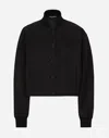 Dolce & Gabbana Women's Black Bomber With Black Buttons In Black