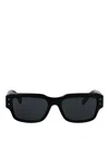 Dolce & Gabbana Black Acetate Sunglasses In Black