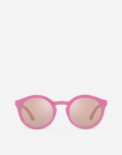 Dolce & Gabbana Gamers Sunglasses In Pink