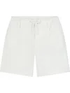 Dolce & Gabbana Garment-dyed Gabardine Shorts In White