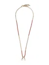 Dolce & Gabbana Gemstone-detail Necklace In Gold