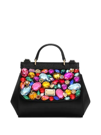 Dolce & Gabbana Kids' Gemstone-embellished Tote Bag