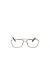 Dolce & Gabbana Dolce  Gabbana Eyewear Rectangle Frame Glasses In Gold/matte Black