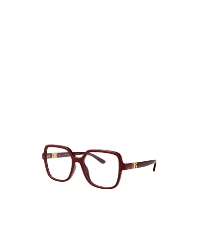 Dolce & Gabbana Geometric Flat Mirror In Red