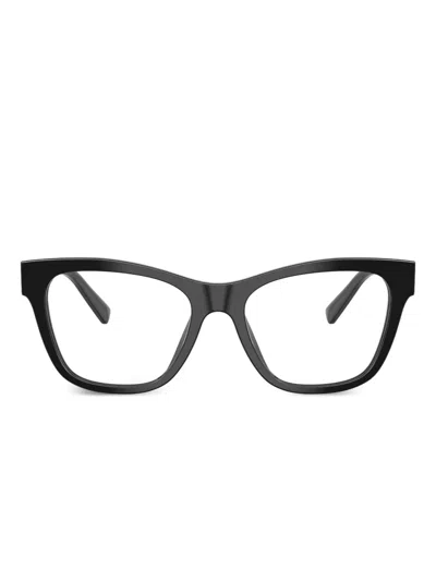 Dolce & Gabbana Brille Mit Geometrischem Gestell In Black
