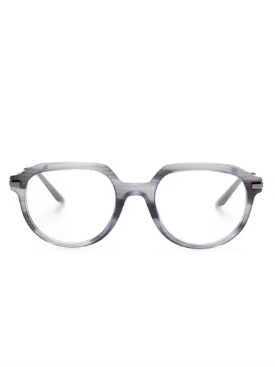 Dolce & Gabbana Geometric-frame Glasses In Grey