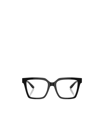 DOLCE & GABBANA LOGO-LETTERING SQUARE-FRAME GLASSES