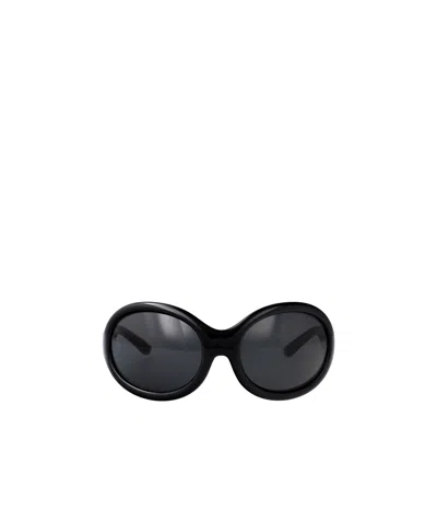 Dolce & Gabbana Geometric Frame Sunglasses In Black