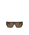 Dolce & Gabbana Tortoiseshell Rectangle-frame Sunglasses In Havana