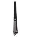 Dolce & Gabbana Geometric-pattern Silk Tie In Black