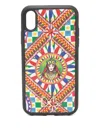 Dolce & Gabbana Geometric-print Iphone Xr Case In Multi