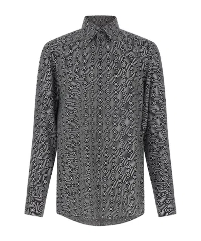 DOLCE & GABBANA GEOMETRIC-PRINT SHIRT