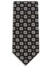 Dolce & Gabbana Geometric Printed Tie In Black