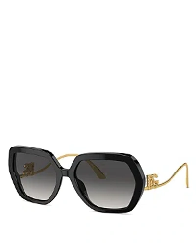Dolce & Gabbana Geometric Sunglasses, 58mm In Black