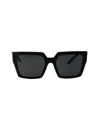 Dolce & Gabbana Crystal-embellished Square-frame Sunglasses In Black