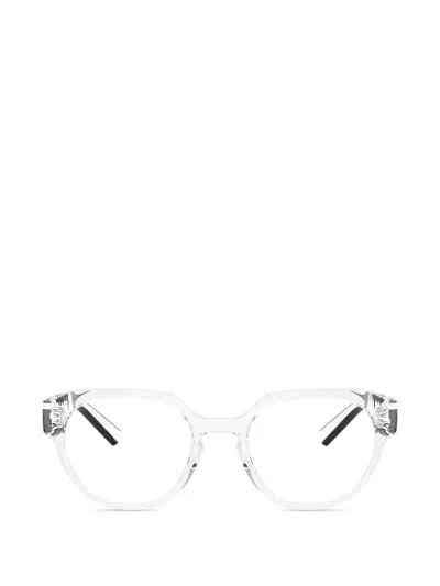 Dolce & Gabbana Geometric-frame Glasses In White