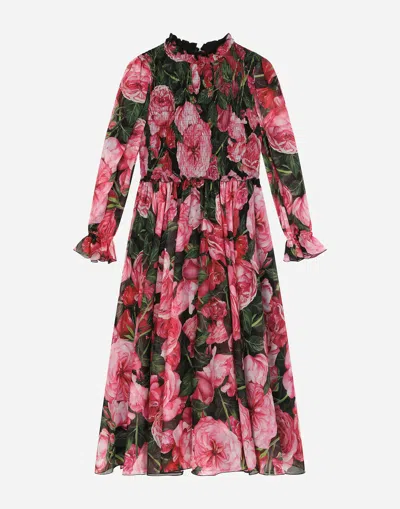 Dolce & Gabbana Abito Maniche Lunghe In Print
