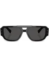 Dolce & Gabbana Pilot-frame Sunglasses In Schwarz
