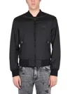 Dolce & Gabbana Black Bomber Jacket In Black