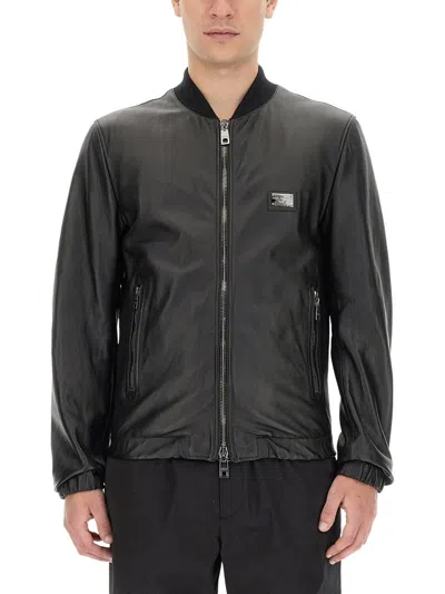Dolce & Gabbana Giacca In Pelle