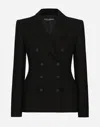 Dolce & Gabbana Double-breasted Blazer In Nero