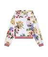Dolce & Gabbana Giardino-print Cotton Hoodie In White
